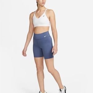 Nike Mid-Rose Biker Shorts Blue - Purple